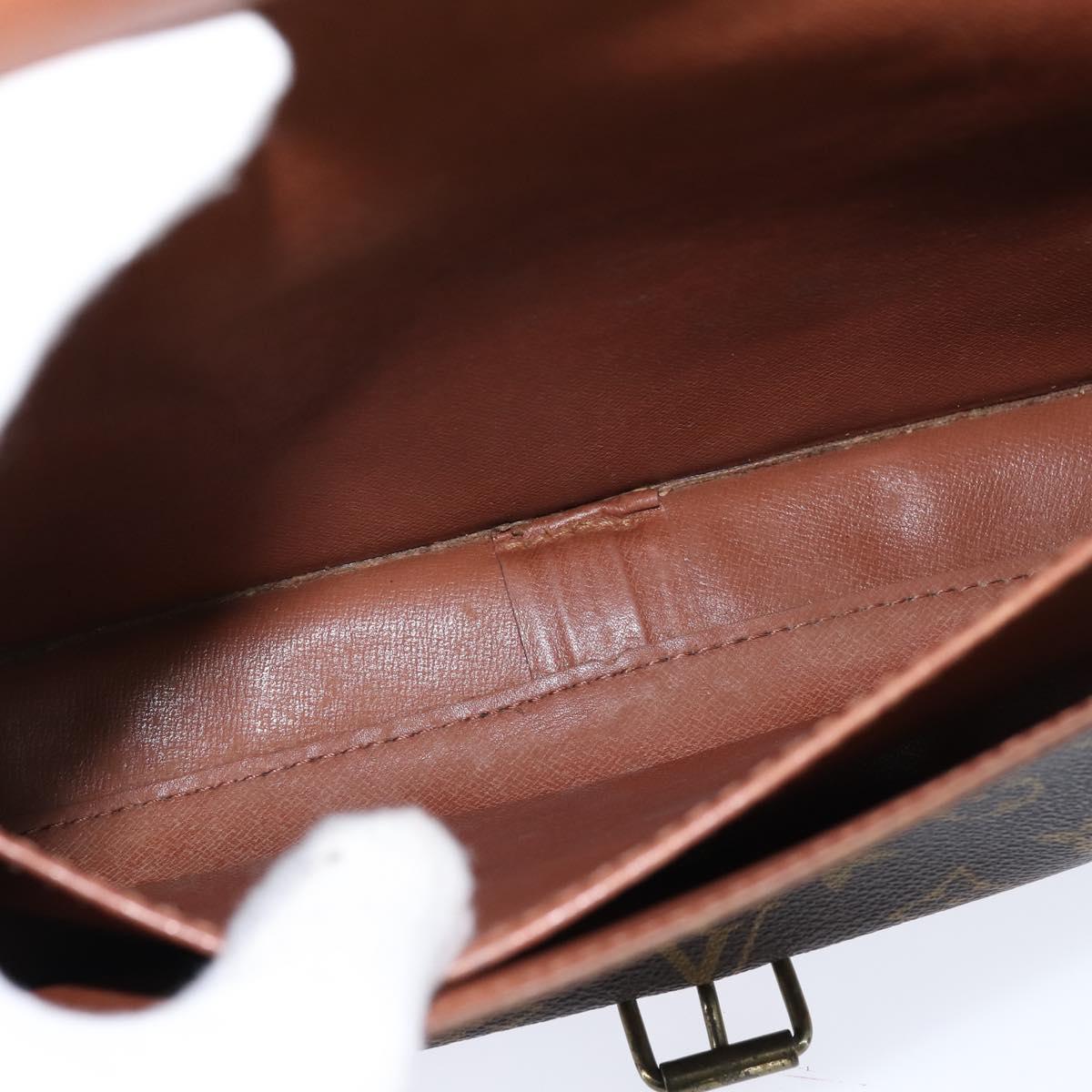 LOUIS VUITTON Monogram Cartouchiere GM Shoulder Bag M51252 LV Auth BA7169