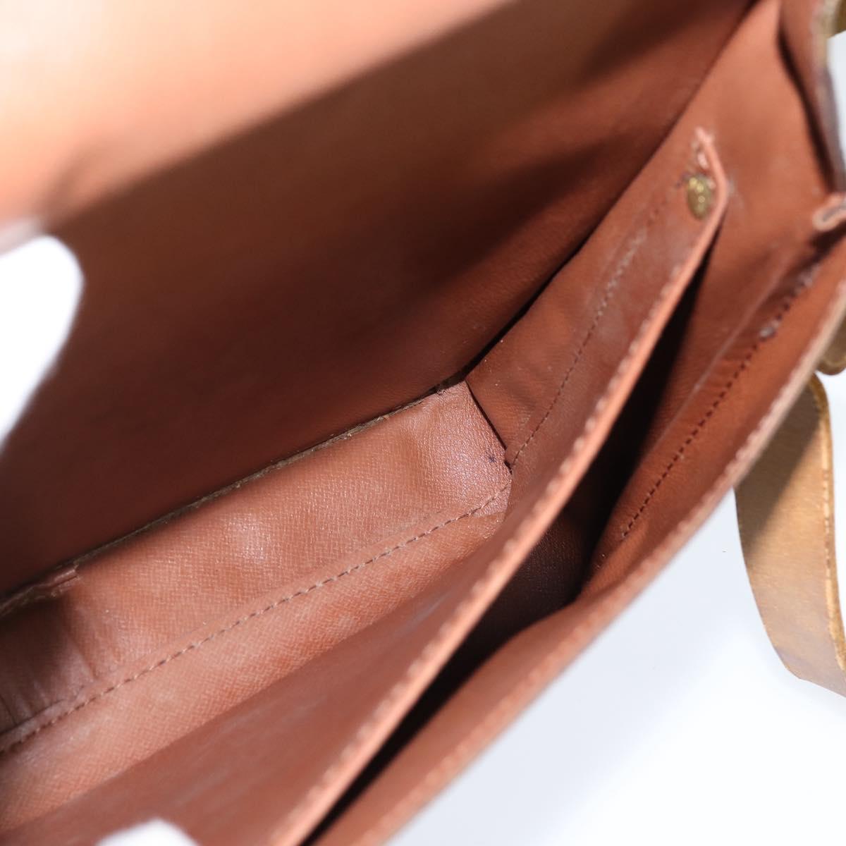 LOUIS VUITTON Monogram Cartouchiere GM Shoulder Bag M51252 LV Auth BA7169