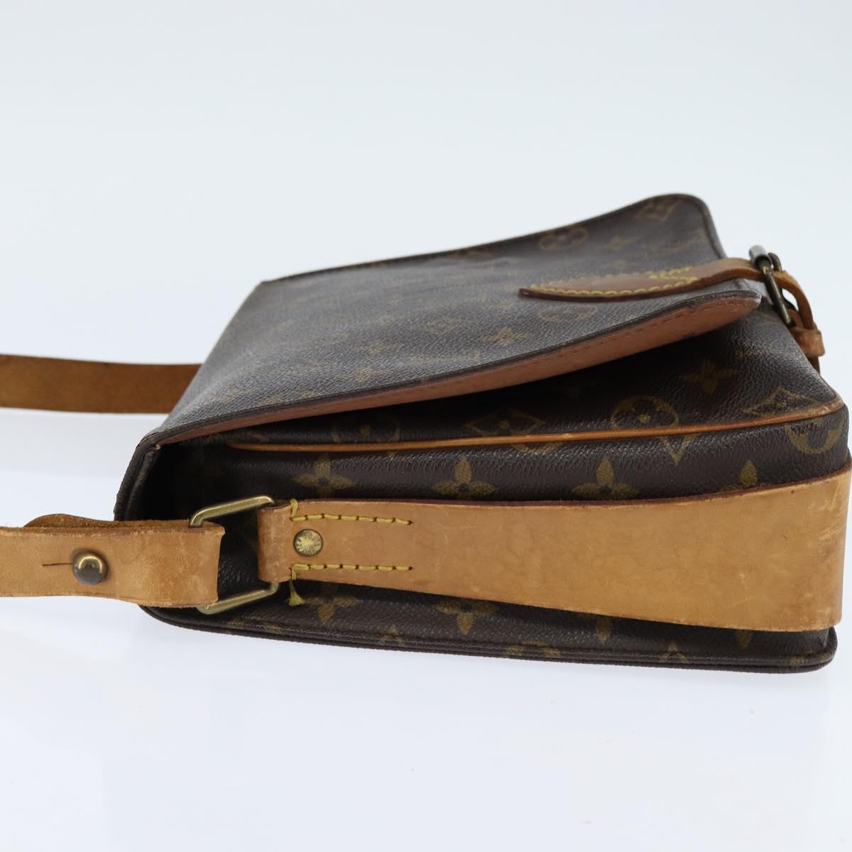 LOUIS VUITTON Monogram Cartouchiere GM Shoulder Bag M51252 LV Auth BA7169