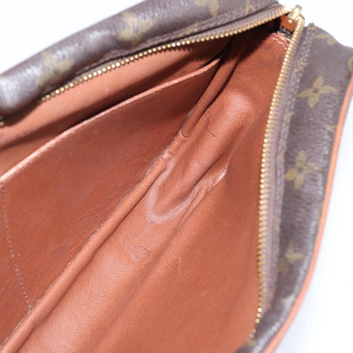 LOUIS VUITTON Monogram Compiegne 28 Clutch Bag M51845 LV Auth BA7171