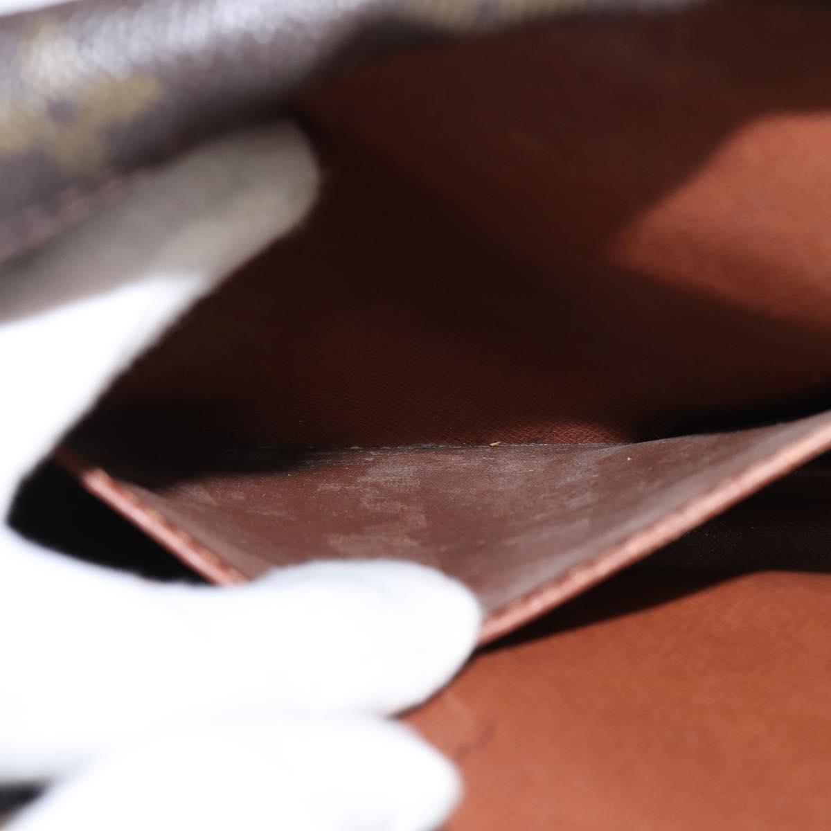 LOUIS VUITTON Monogram Compiegne 28 Clutch Bag M51845 LV Auth BA7171