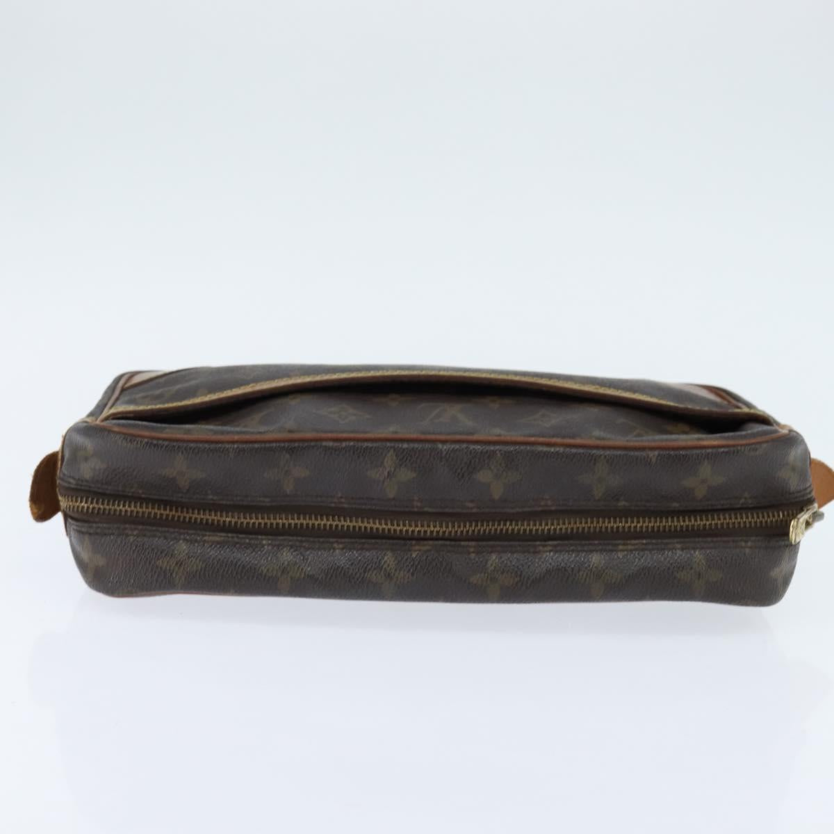 LOUIS VUITTON Monogram Compiegne 28 Clutch Bag M51845 LV Auth BA7171