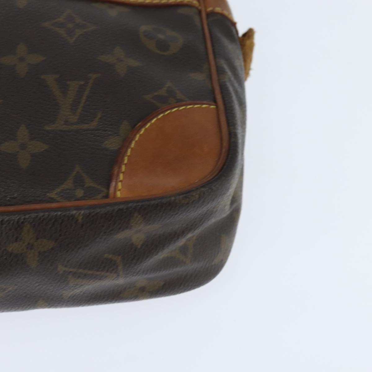 LOUIS VUITTON Monogram Compiegne 28 Clutch Bag M51845 LV Auth BA7171