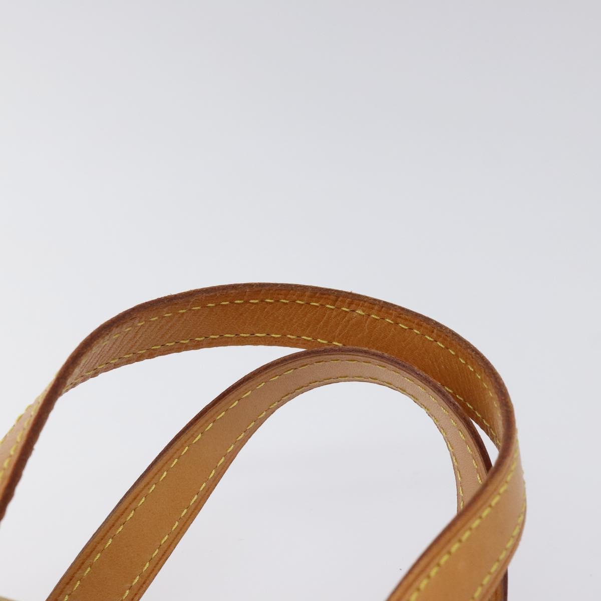 LOUIS VUITTON Monogram Vernis Reade PM Hand Bag Beige M91334 LV Auth BA718