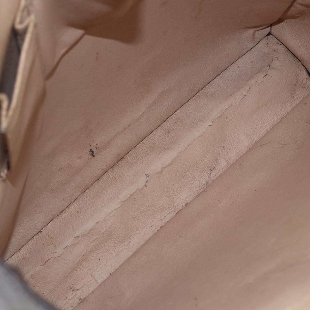 LOUIS VUITTON Monogram Sac Plat Hand Bag M51140 LV Auth BA7186