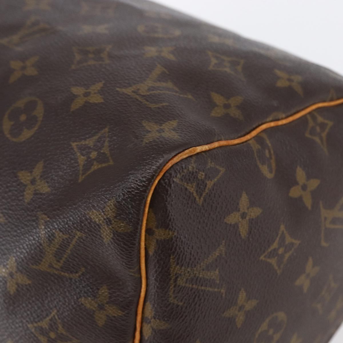 LOUIS VUITTON Monogram Speedy 30 Hand Bag M41526 LV Auth BA7189
