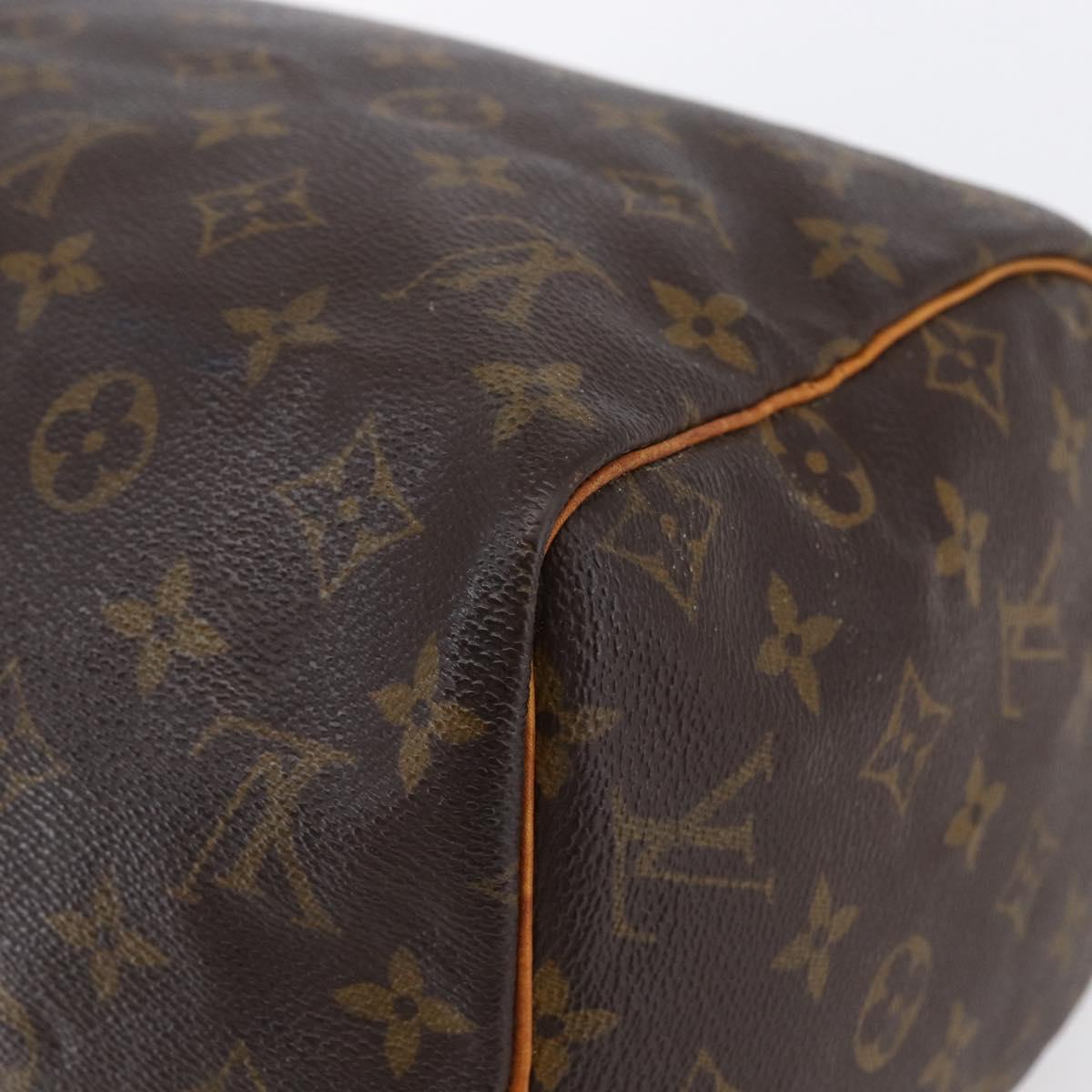 LOUIS VUITTON Monogram Speedy 30 Hand Bag M41526 LV Auth BA7189