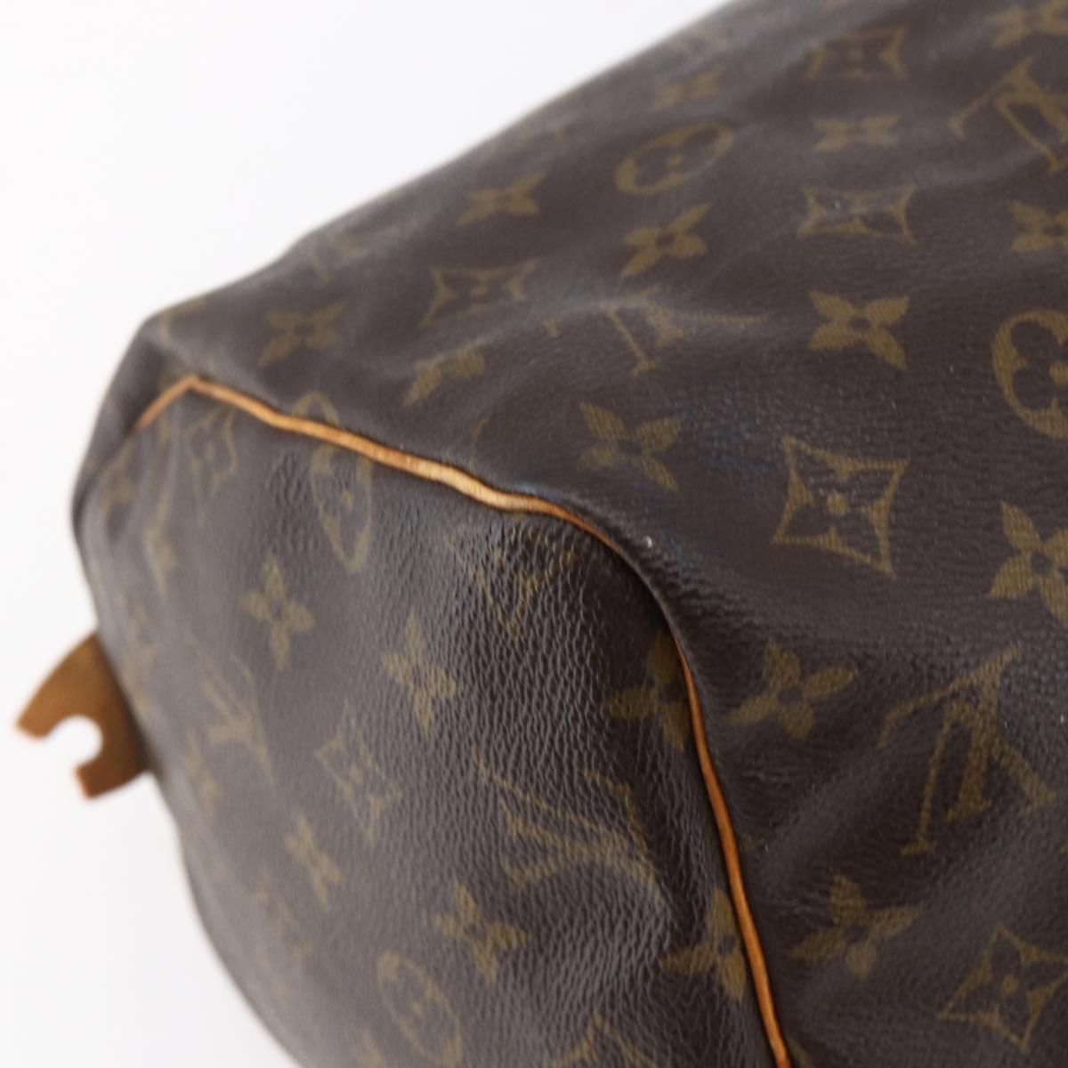 LOUIS VUITTON Monogram Speedy 30 Hand Bag M41526 LV Auth BA7189