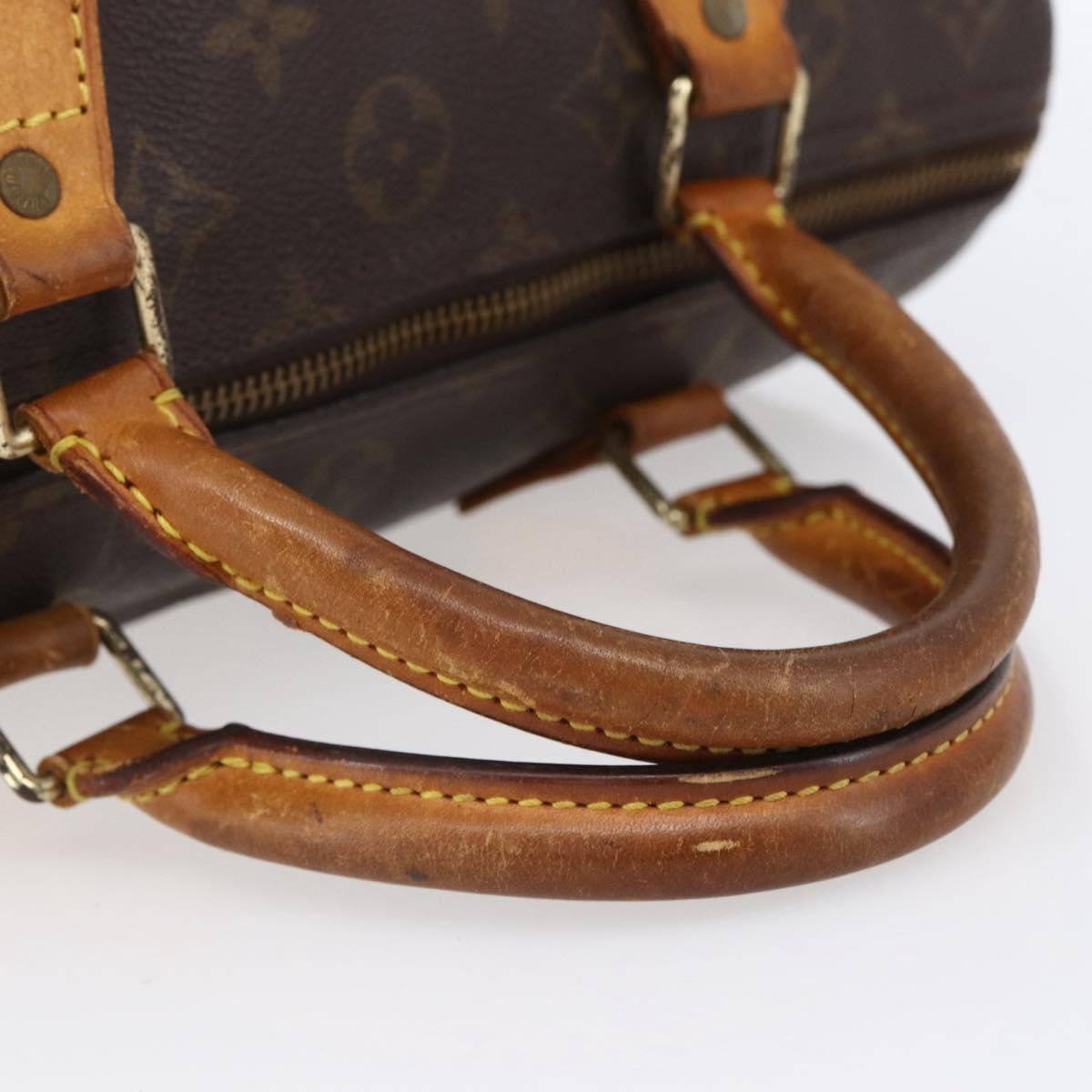 LOUIS VUITTON Monogram Speedy 30 Hand Bag M41526 LV Auth BA7189