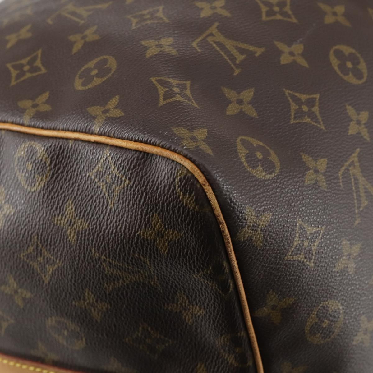 LOUIS VUITTON Monogram Keepall Bandouliere 60 Boston Bag M41412 LV Auth BA7196