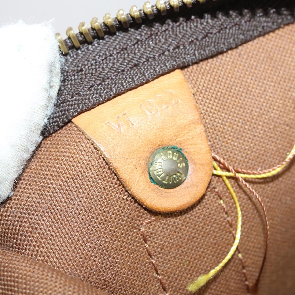 LOUIS VUITTON Monogram Keepall Bandouliere 60 Boston Bag M41412 LV Auth BA7196