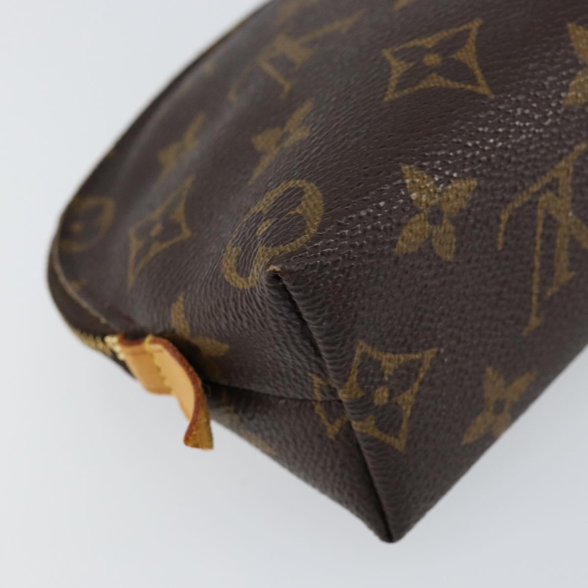 LOUIS VUITTON Monogram Pochette Cosmetic PM Pouch M43998 LV Auth BA7197