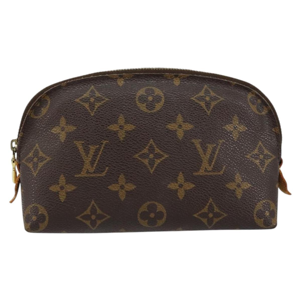 LOUIS VUITTON Monogram Pochette Cosmetic PM Pouch M43998 LV Auth BA7197