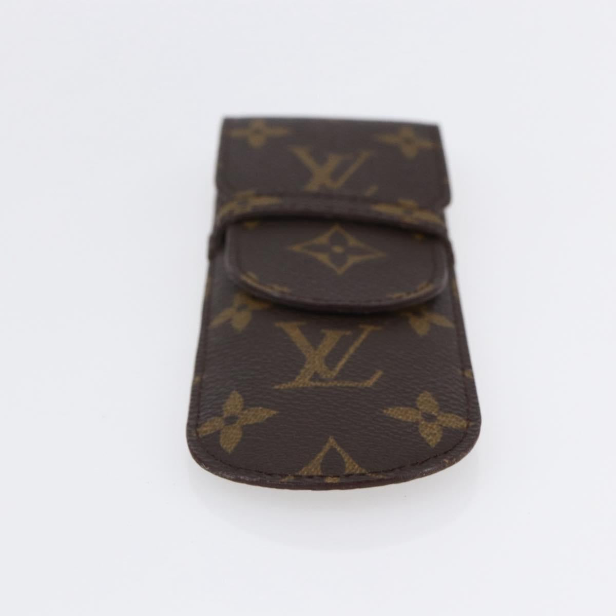 LOUIS VUITTON Monogram Etui Stilo Pen Case M62990 LV Auth BA7201V