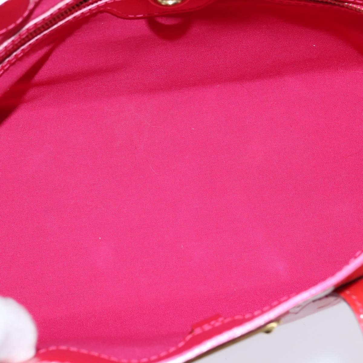 LOUIS VUITTON Monogram Vernis Wilshire Boulevard Bag Rose Pop M93643 Auth BA7211