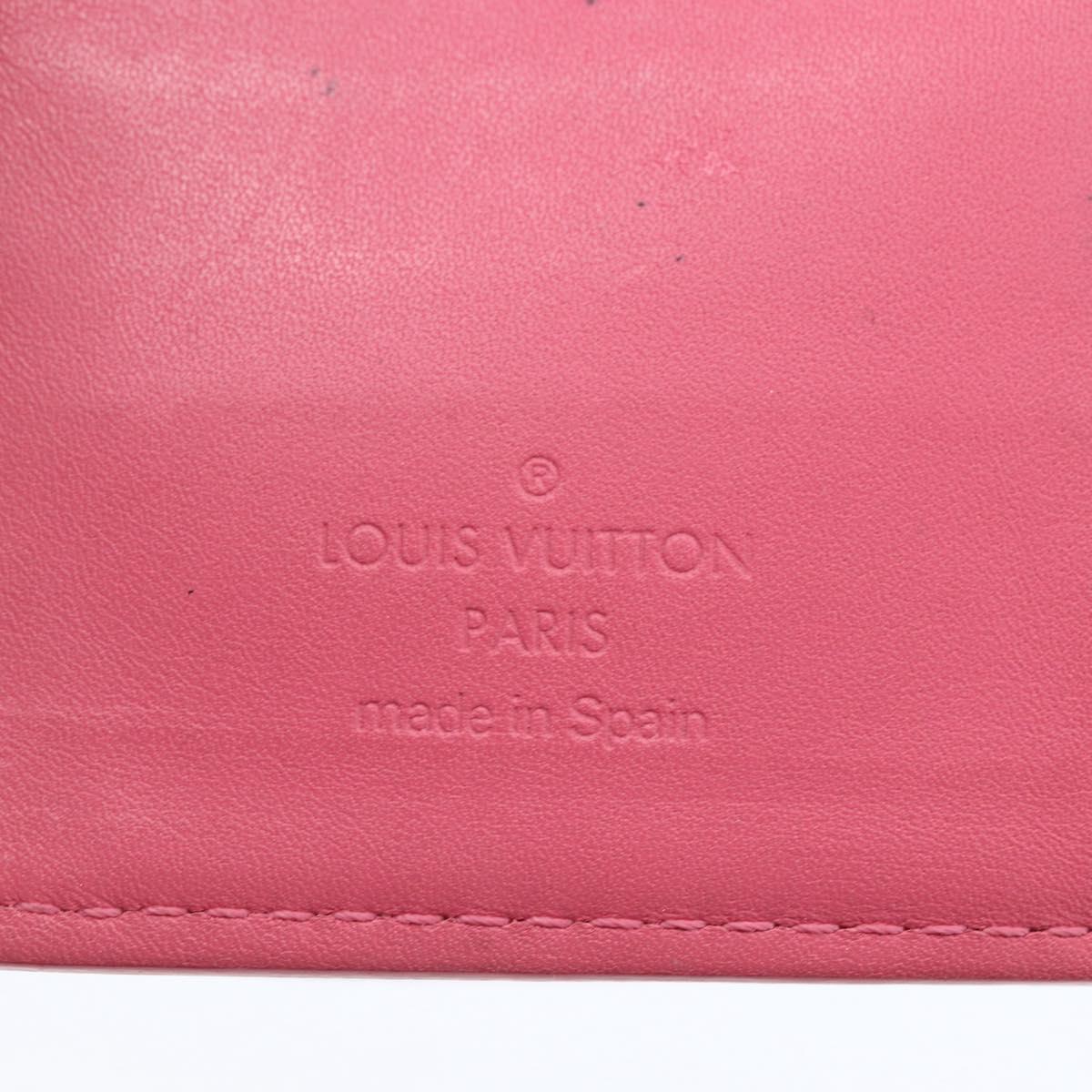 LOUIS VUITTON Vernis Agenda PM Day Planner Cover Fran Boise R2101F Auth BA7214V