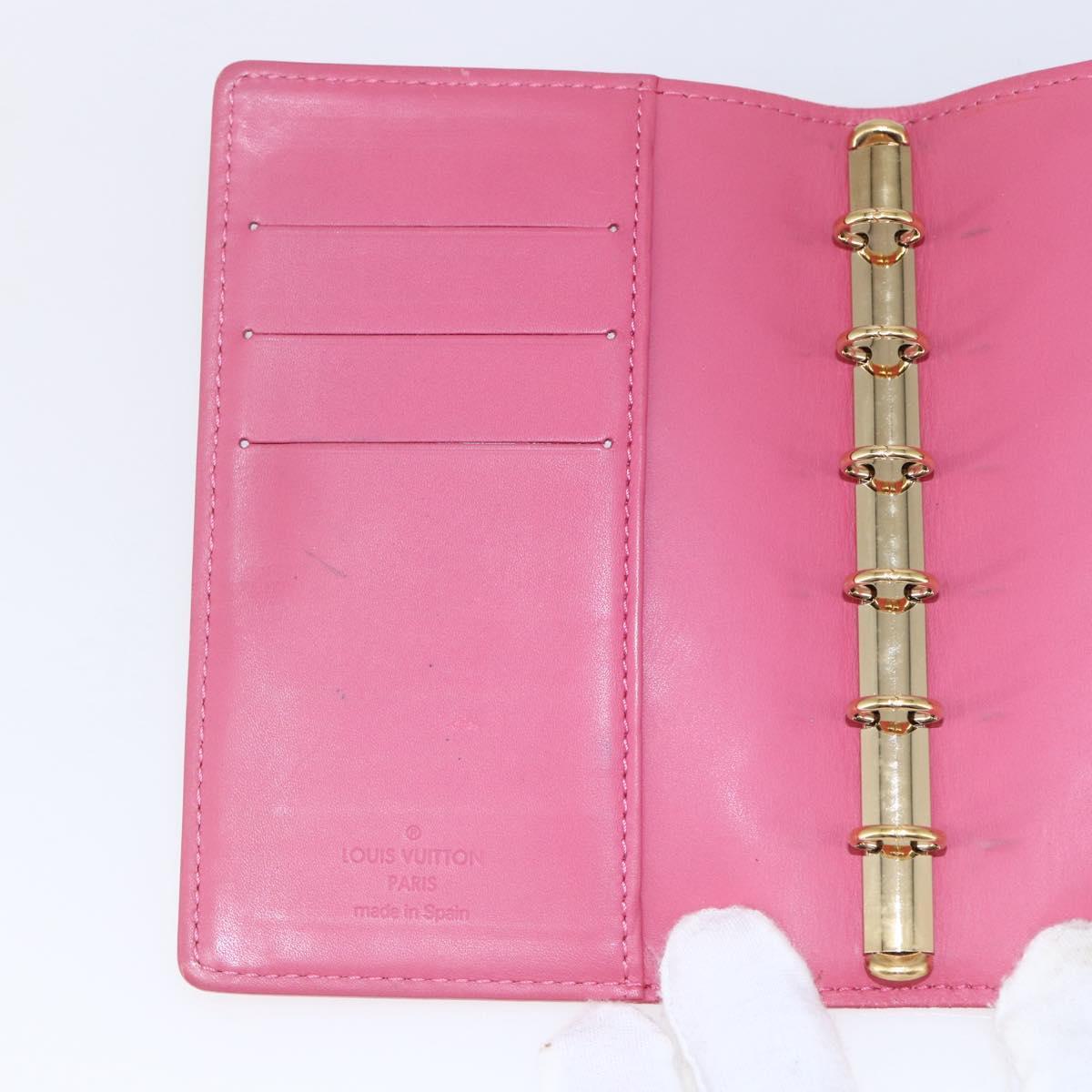LOUIS VUITTON Vernis Agenda PM Day Planner Cover Fran Boise R2101F Auth BA7214V
