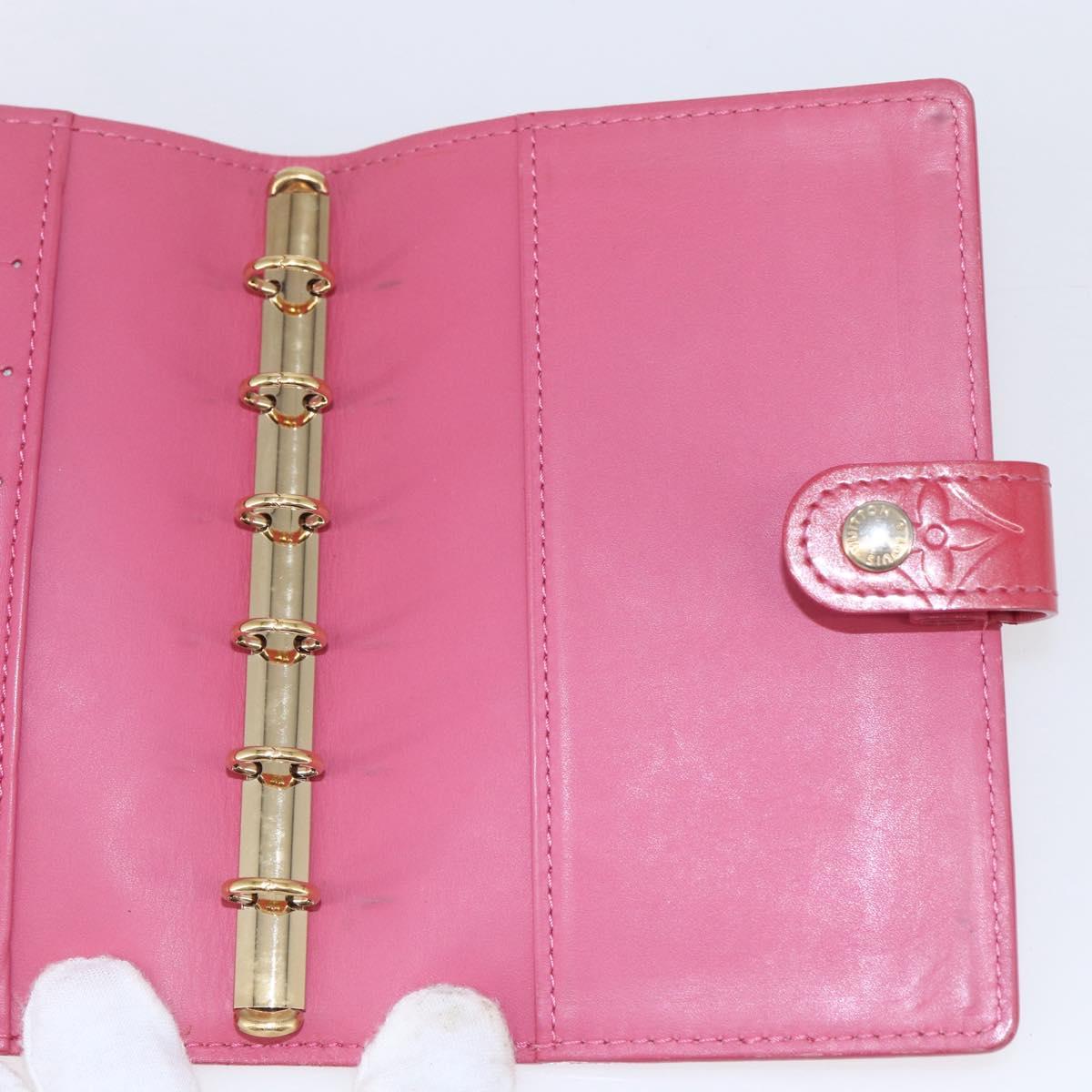 LOUIS VUITTON Vernis Agenda PM Day Planner Cover Fran Boise R2101F Auth BA7214V