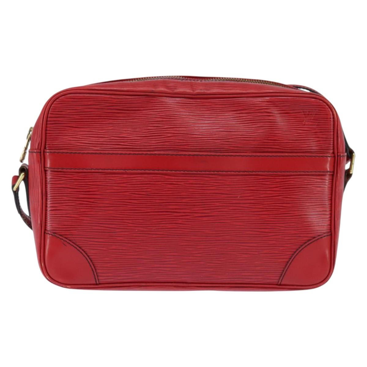 LOUIS VUITTON Epi Trocadero 27 Shoulder Bag Red M52317 LV Auth BA7216