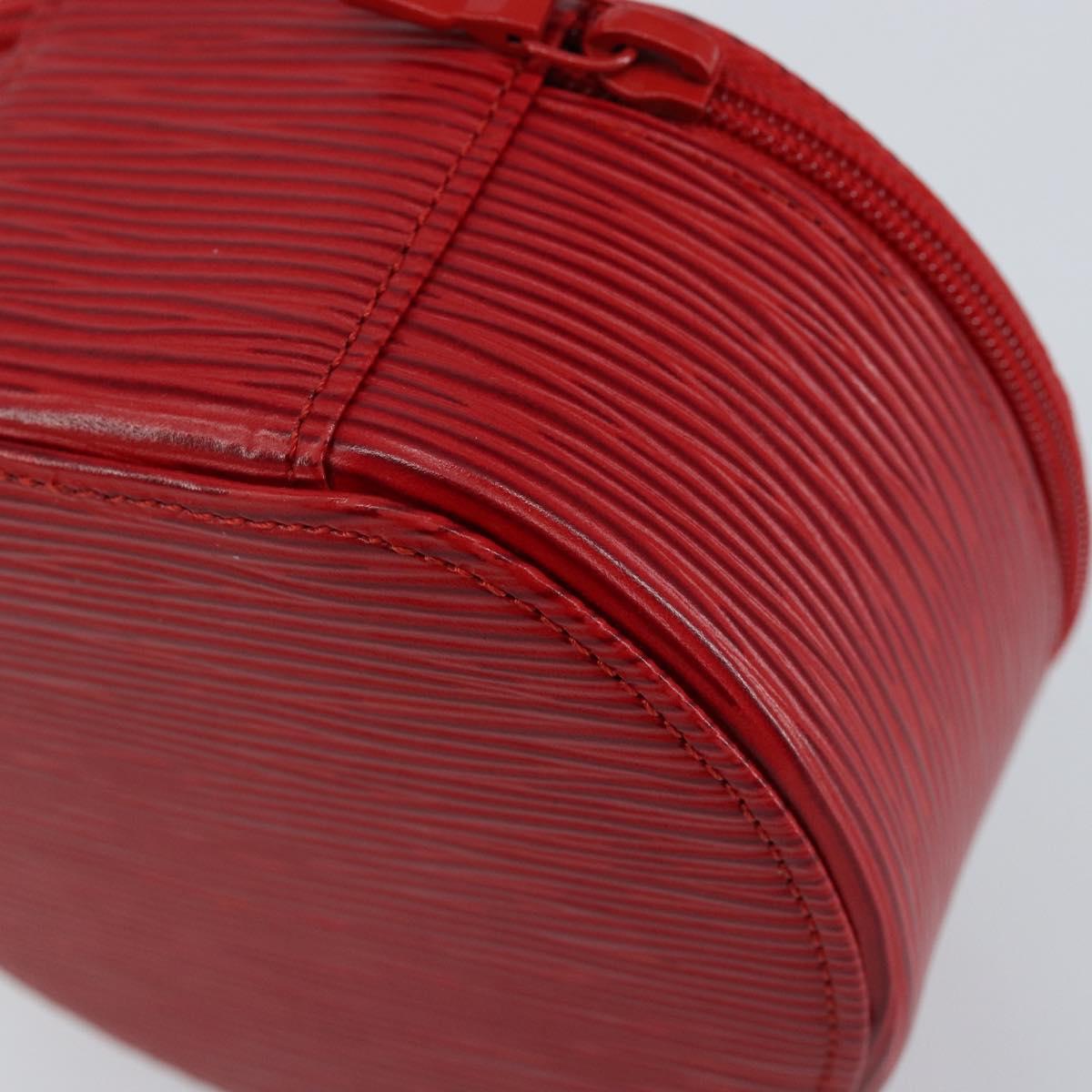 LOUIS VUITTON Epi Ecrin Bijoux 12 Jewelry Box Red M48207 LV Auth BA7218