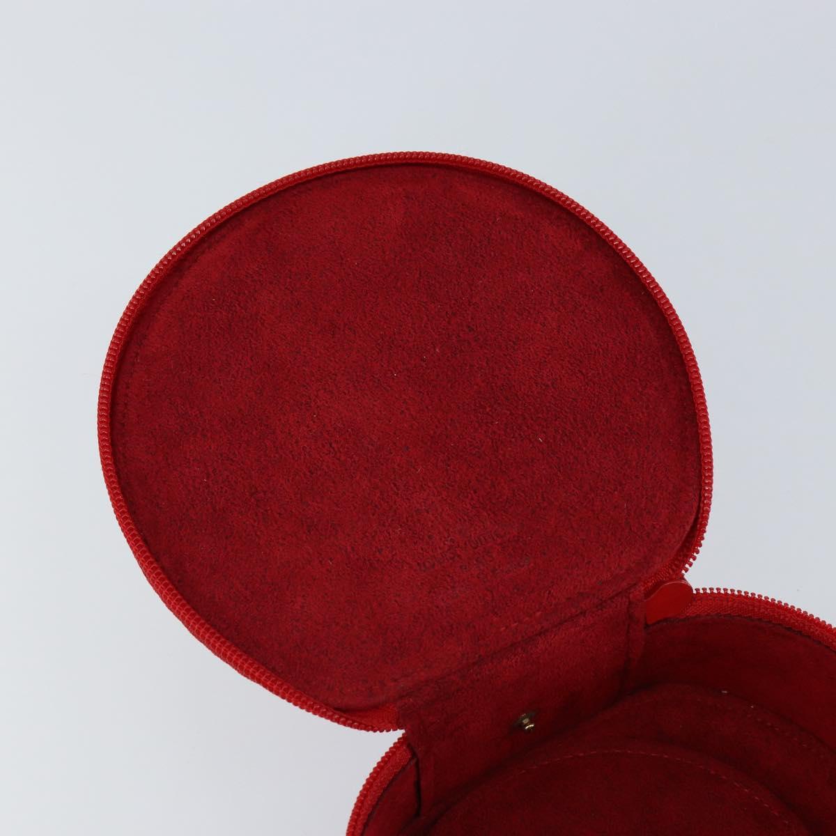LOUIS VUITTON Epi Ecrin Bijoux 12 Jewelry Box Red M48207 LV Auth BA7218