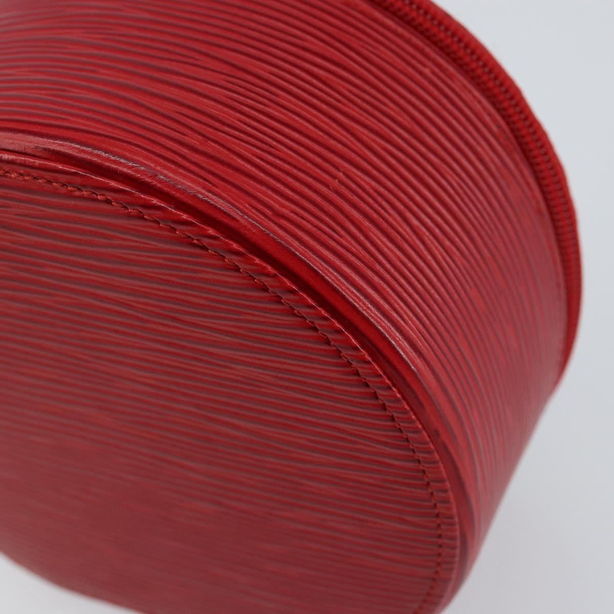 LOUIS VUITTON Epi Ecrin Bijoux 12 Jewelry Box Red M48207 LV Auth BA7218