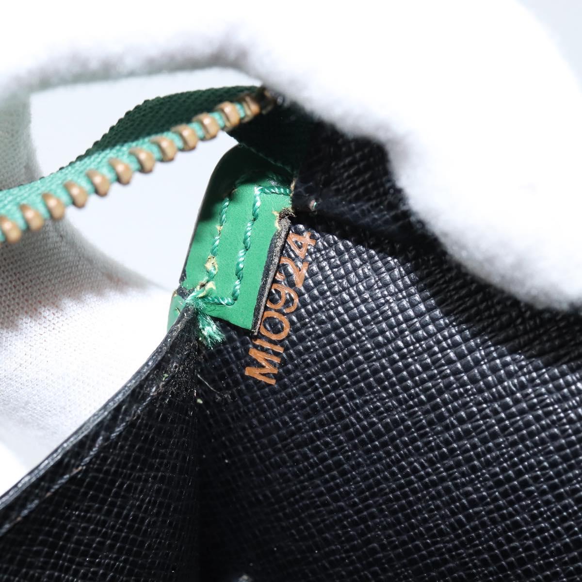 LOUIS VUITTON Epi Sac Triangle Hand Bag Green M52094 LV Auth BA7221