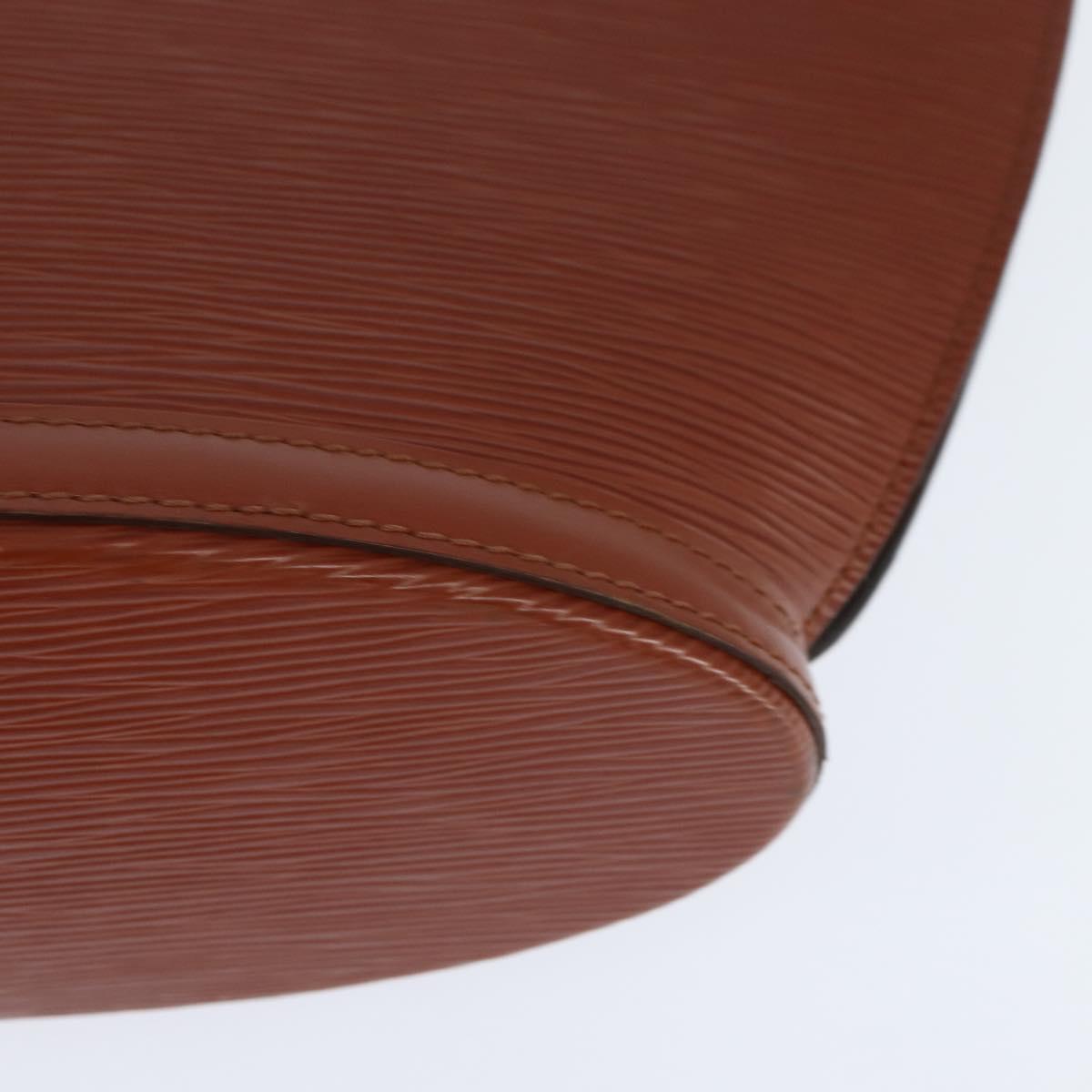 LOUIS VUITTON Epi Saint Jacques Hand Bag Brown M52263 LV Auth BA7223