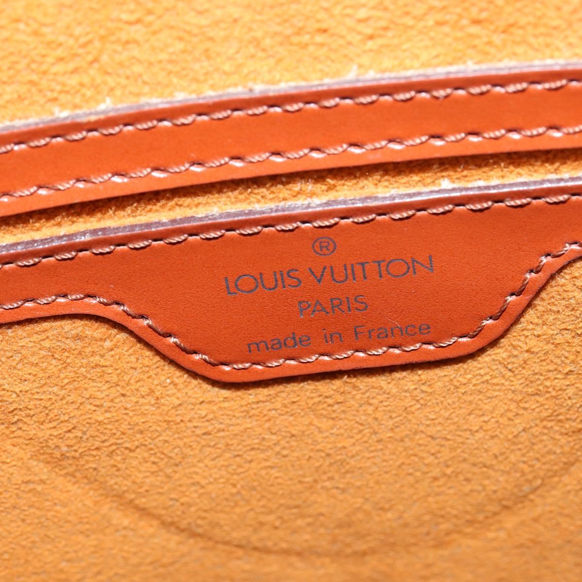 LOUIS VUITTON Epi Saint Jacques Hand Bag Brown M52263 LV Auth BA7223