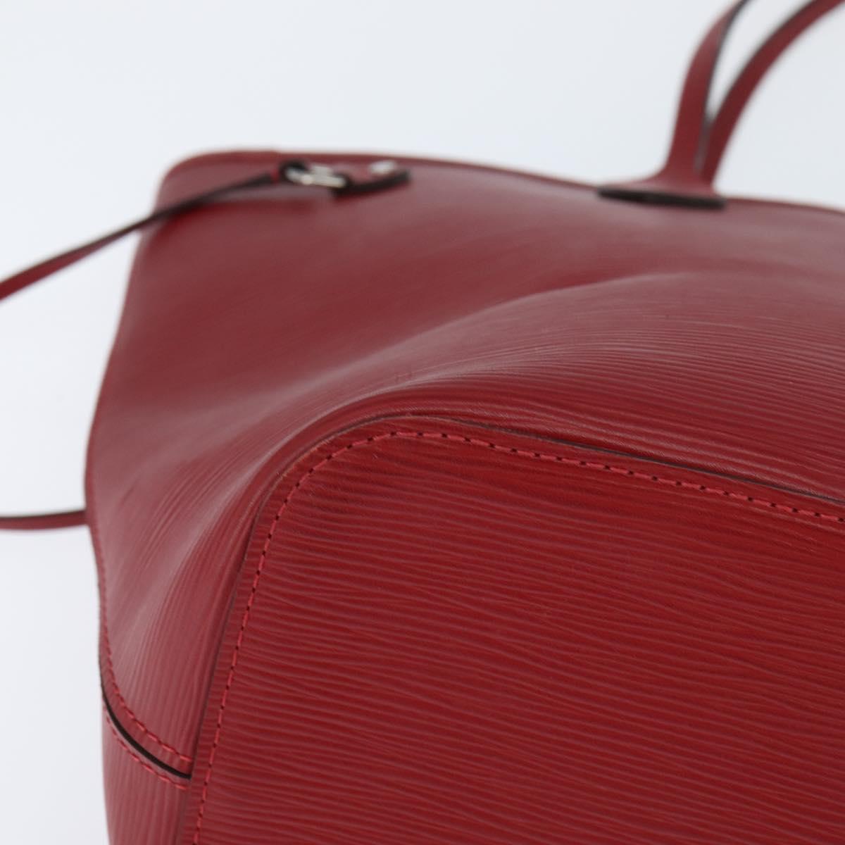 LOUIS VUITTON Epi Neverfull MM Tote Bag Red M41318 LV Auth BA7226