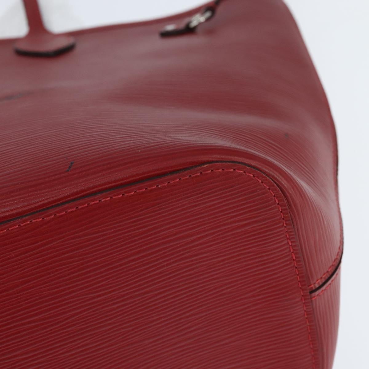 LOUIS VUITTON Epi Neverfull MM Tote Bag Red M41318 LV Auth BA7226