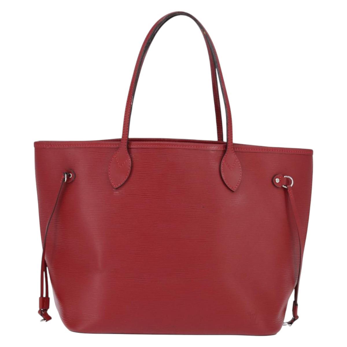 LOUIS VUITTON Epi Neverfull MM Tote Bag Red M41318 LV Auth BA7226