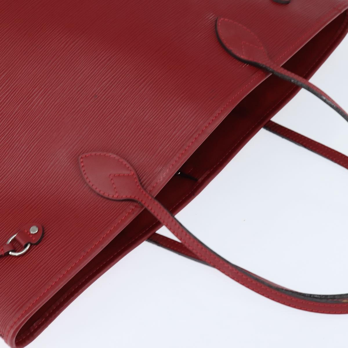 LOUIS VUITTON Epi Neverfull MM Tote Bag Red M41318 LV Auth BA7226