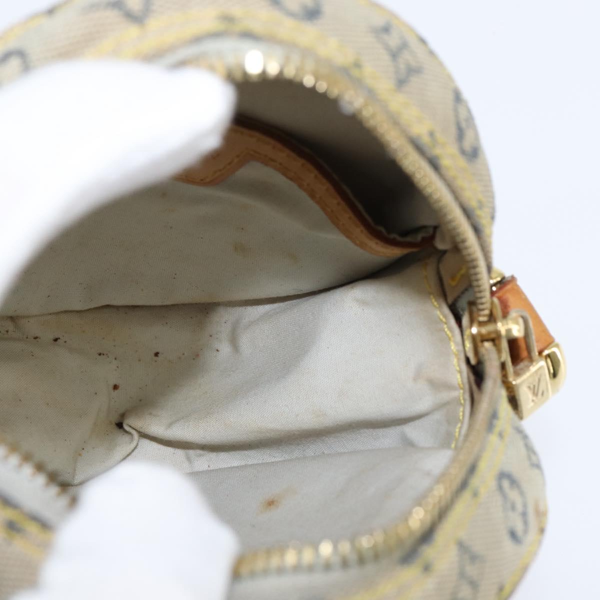 LOUIS VUITTON Monogram Mini Jeanne PM Shoulder Bag Blue M92001 LV Auth BA7228