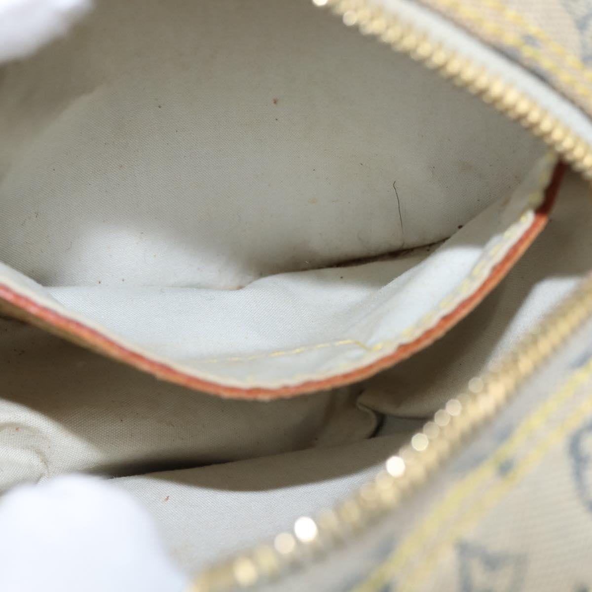 LOUIS VUITTON Monogram Mini Jeanne PM Shoulder Bag Blue M92001 LV Auth BA7228