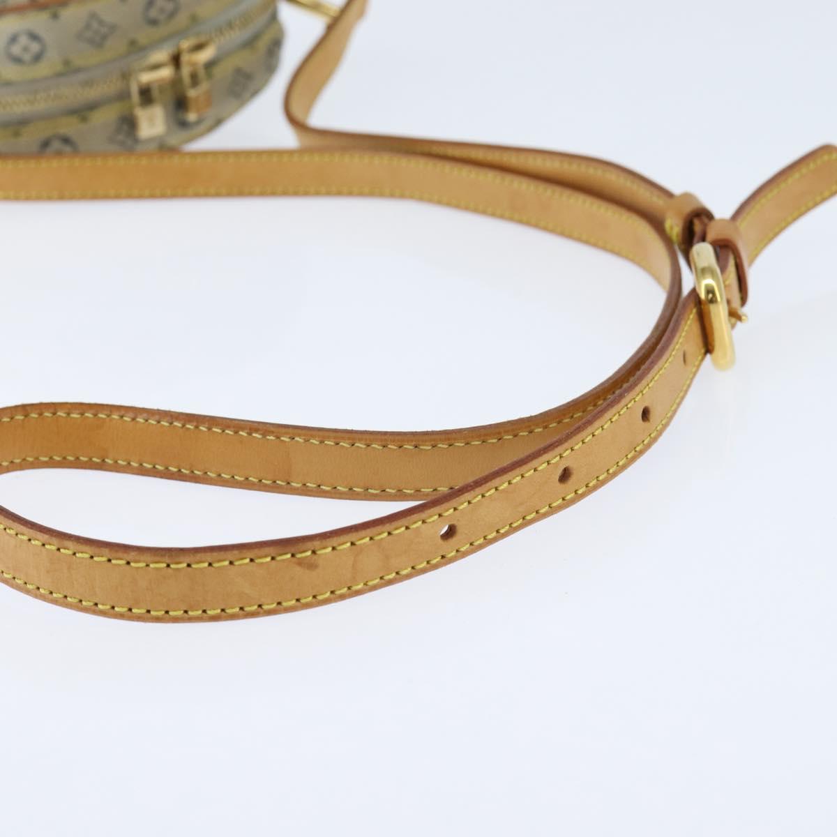 LOUIS VUITTON Monogram Mini Jeanne PM Shoulder Bag Blue M92001 LV Auth BA7228