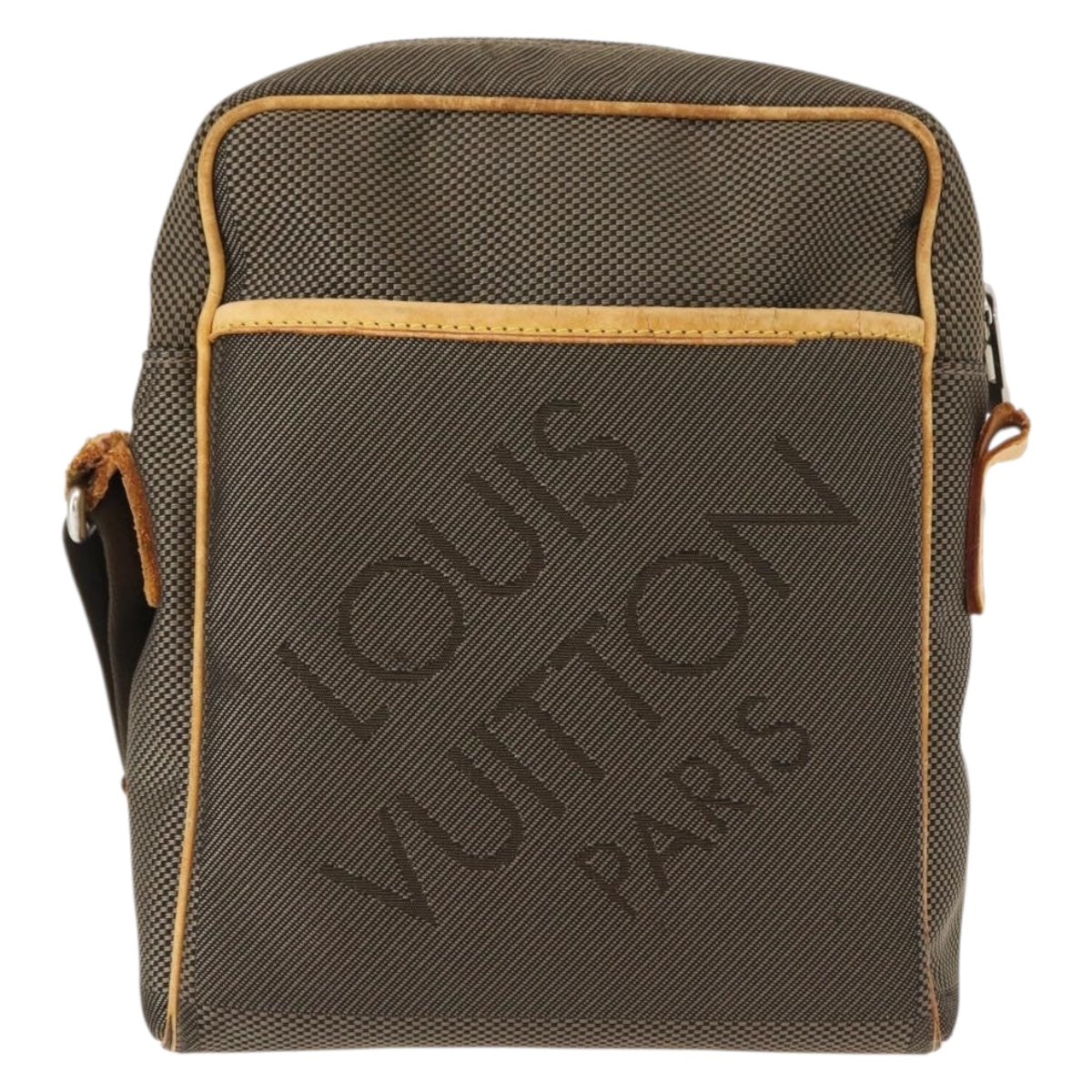 LOUIS VUITTON Damier Geant Sitadan NM Shoulder Bag Brown Tail M93224 Auth BA7230