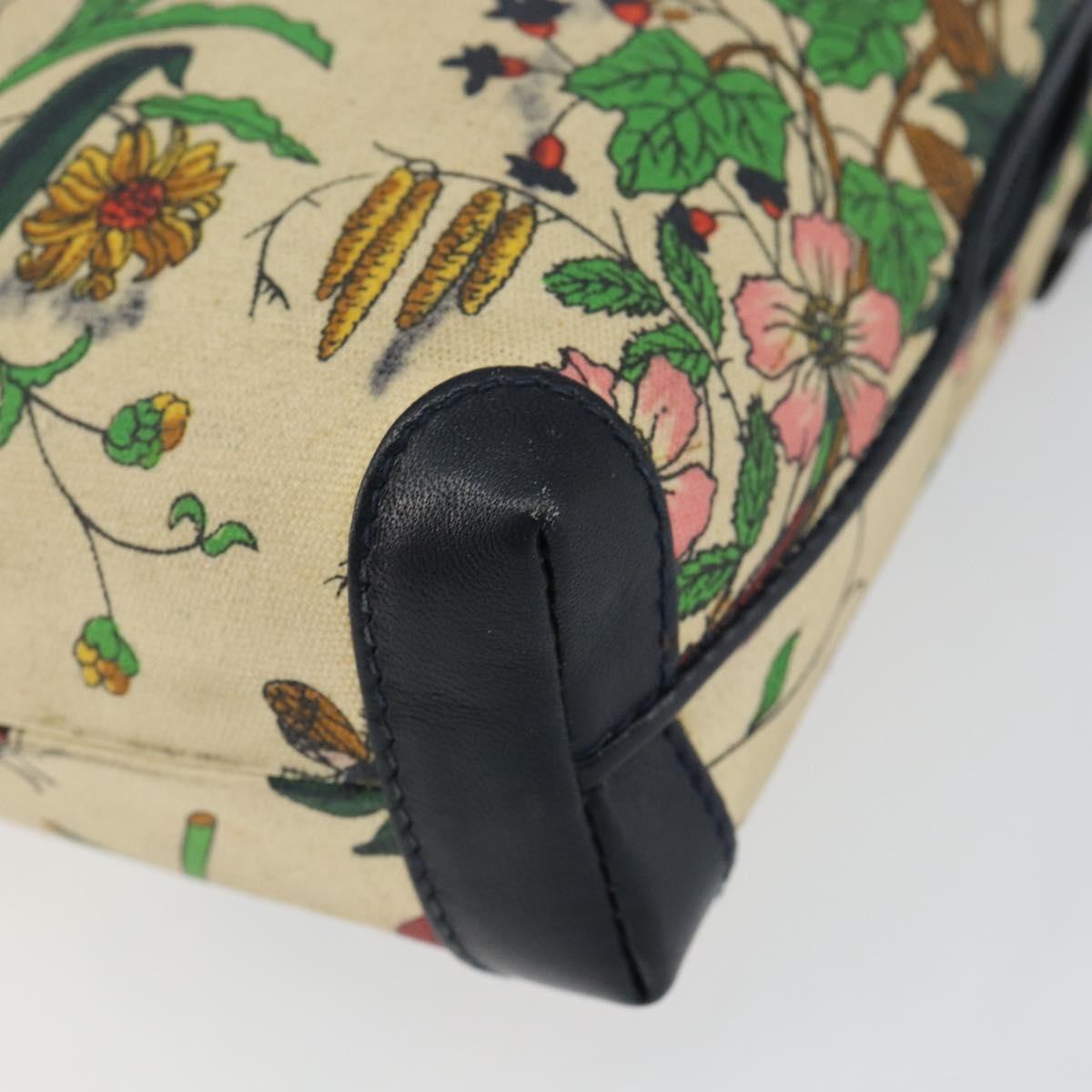 GUCCI Shoulder Bag Canvas Beige Gold 007 115 1093 Auth BA7261