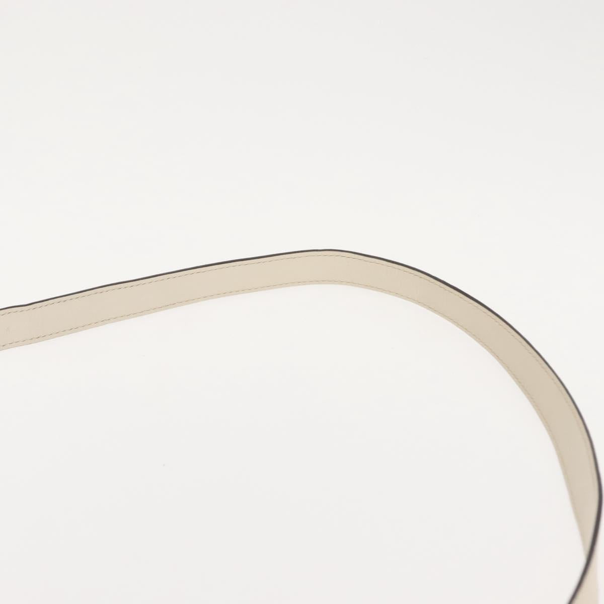 GUCCI Flora Tote Bag Nylon Leather 2way Beige Silver 353440 Auth BA7279