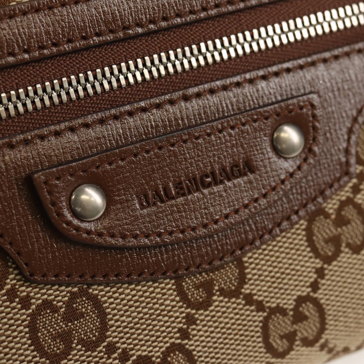 GUCCI GG Canvas GUCCI x BALENCIAGA Collaboration Wallet 681710 Auth BA7286M