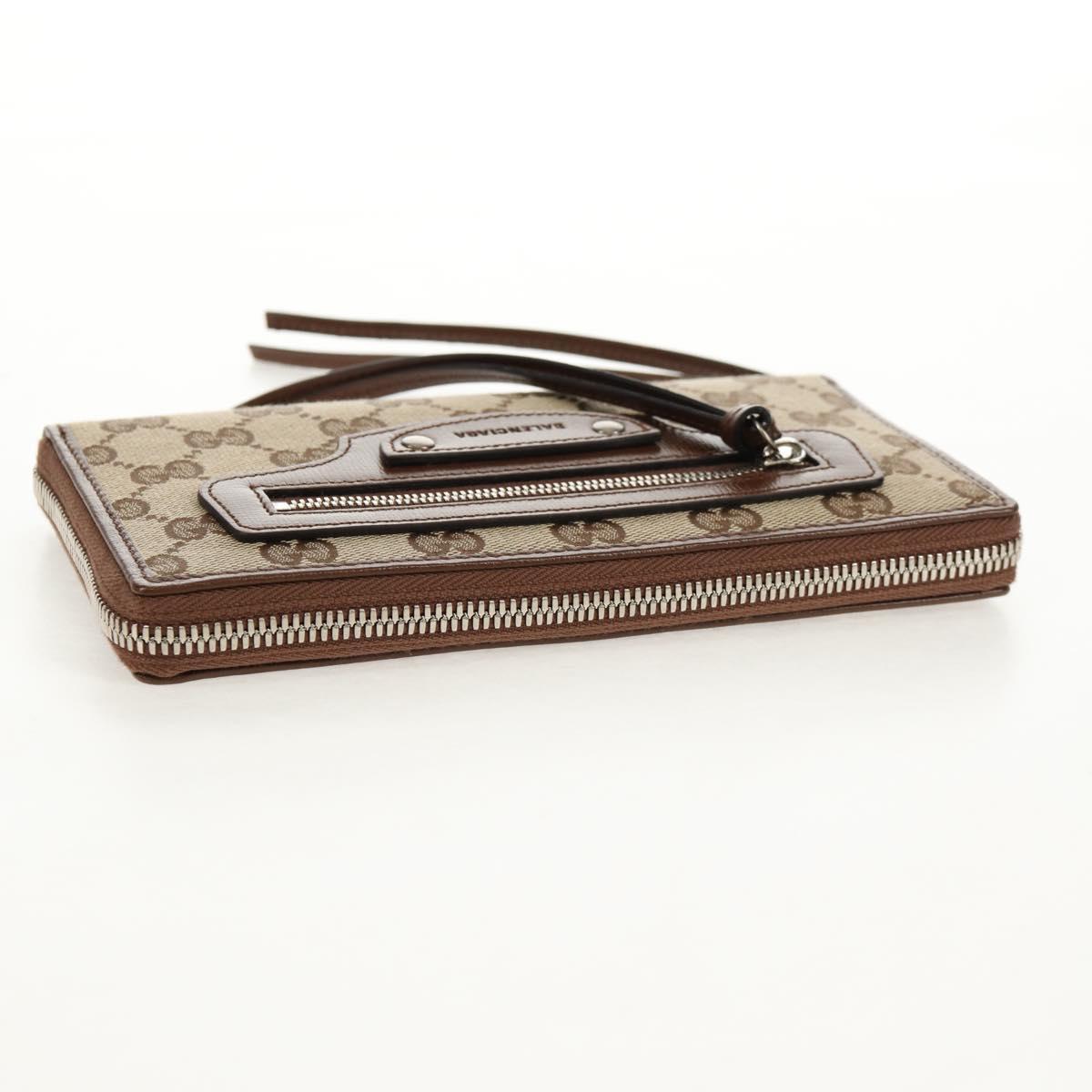 GUCCI GG Canvas GUCCI x BALENCIAGA Collaboration Wallet 681710 Auth BA7286M