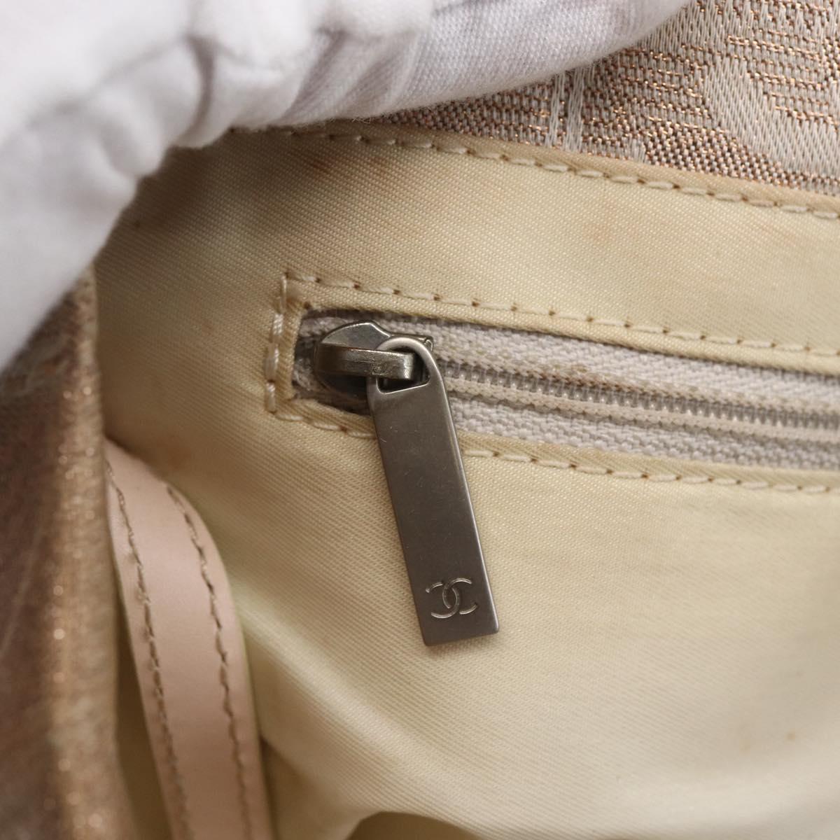 CHANEL New Travel Line Tote Bag Nylon Pink CC Auth BA7298