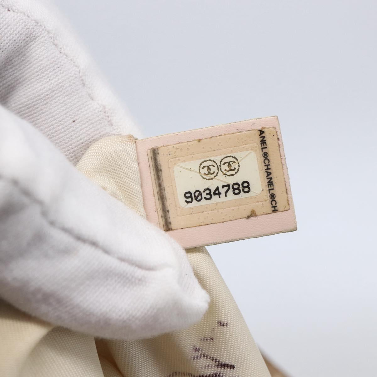 CHANEL New Travel Line Tote Bag Nylon Pink CC Auth BA7298