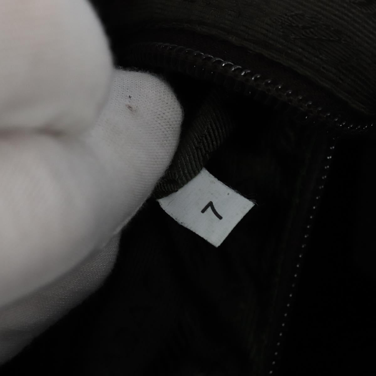 PRADA Shoulder Bag Nylon Red Silver Auth BA7316