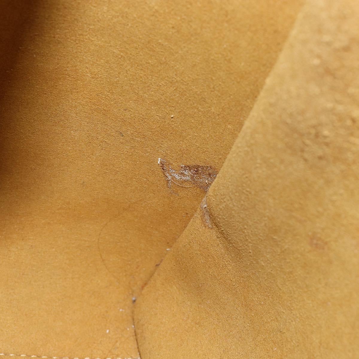 Stella MacCartney Tote Bag Polyester 2way White Gold Auth BA7342