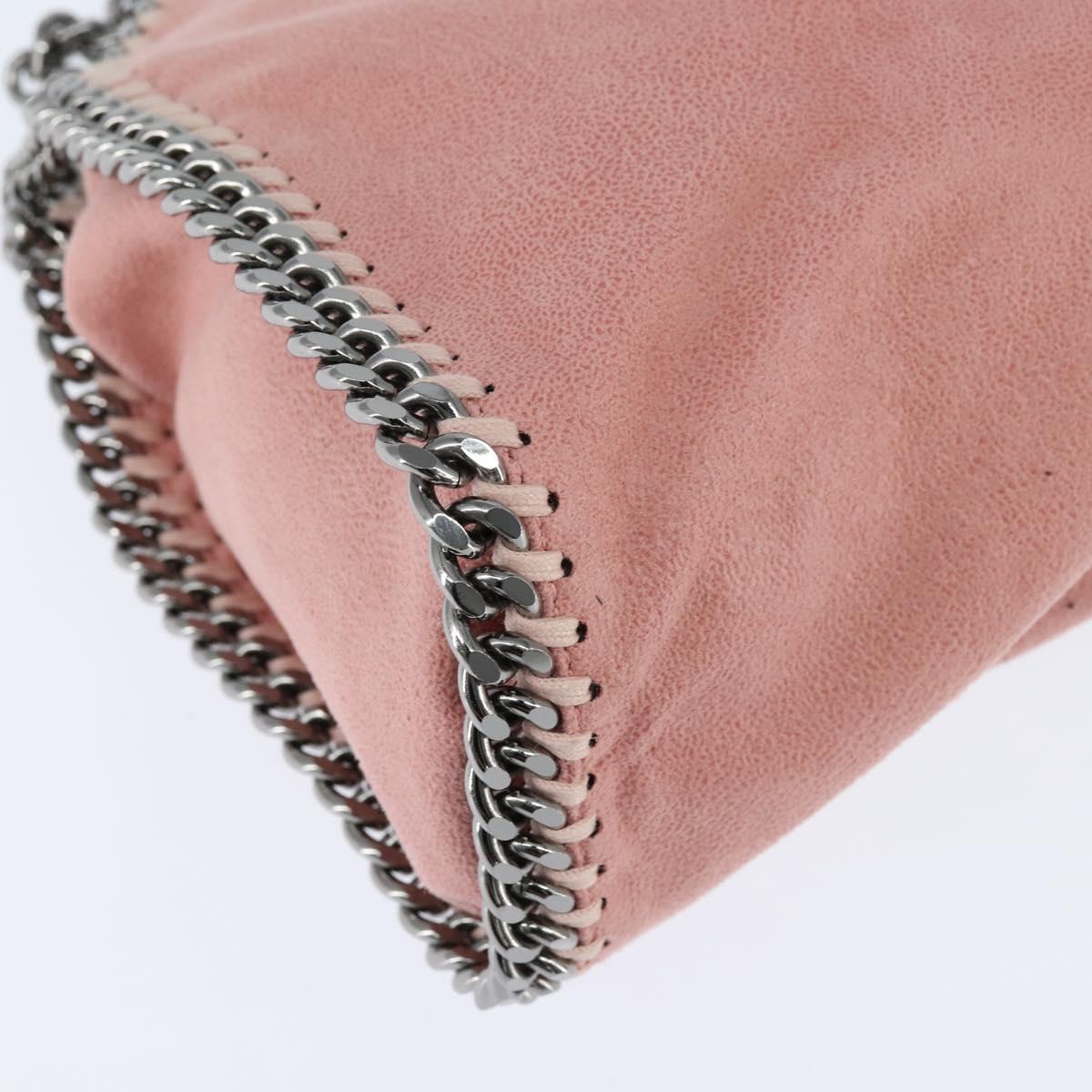 Stella MacCartney Chain Falabella Shoulder Bag polyester Pink 371223 Auth BA7344