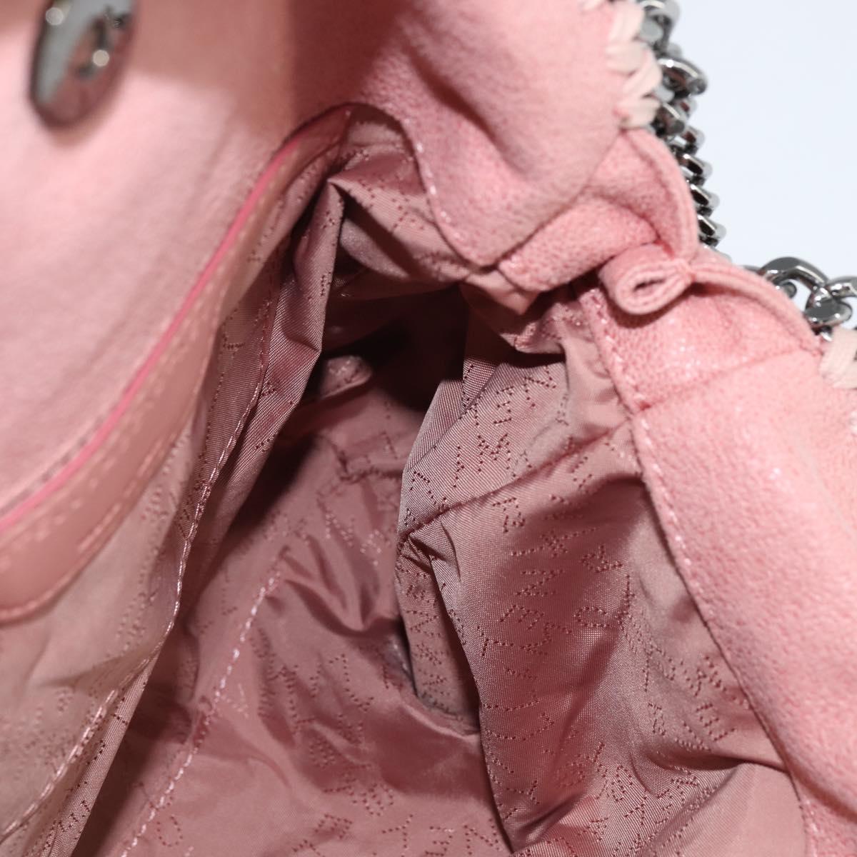 Stella MacCartney Chain Falabella Shoulder Bag polyester Pink 371223 Auth BA7344