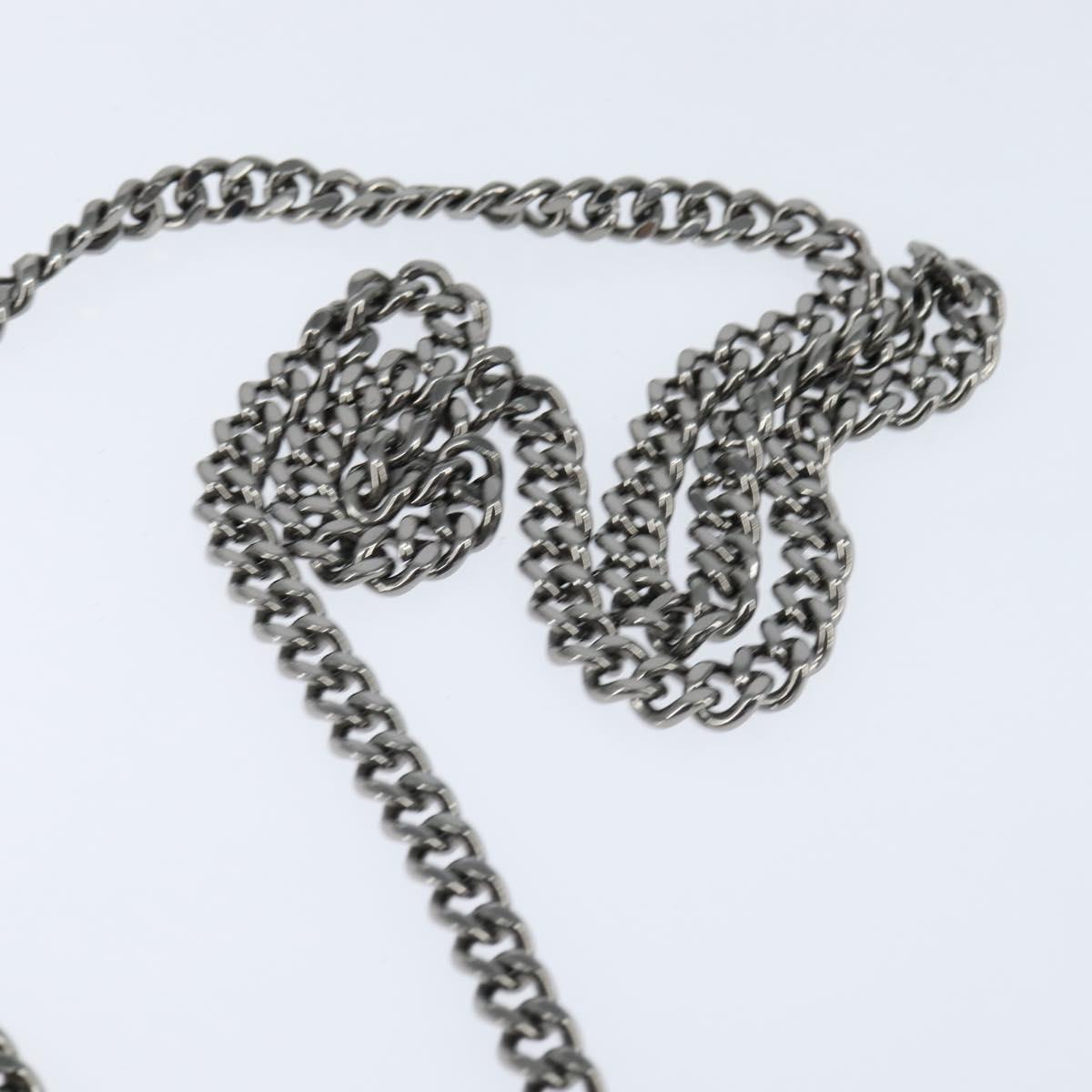 Stella MacCartney Chain Falabella Bag polyester Gray Silver 391698 Auth BA7345