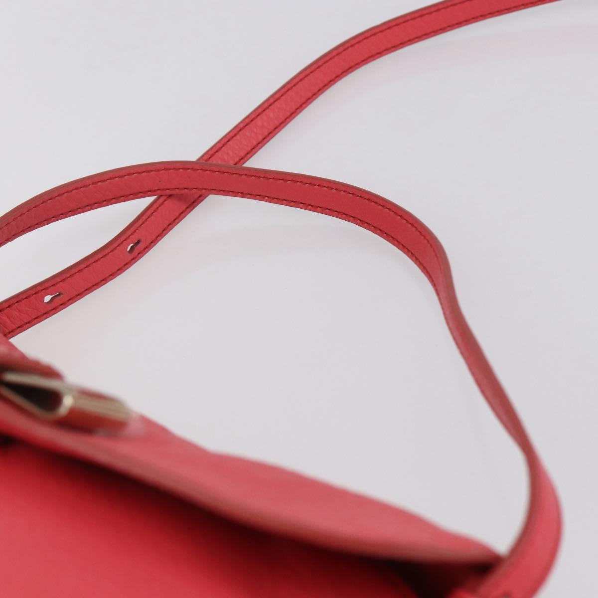 Chloe Lily Hand Bag Leather 2way Pink Silver Auth BA7367V