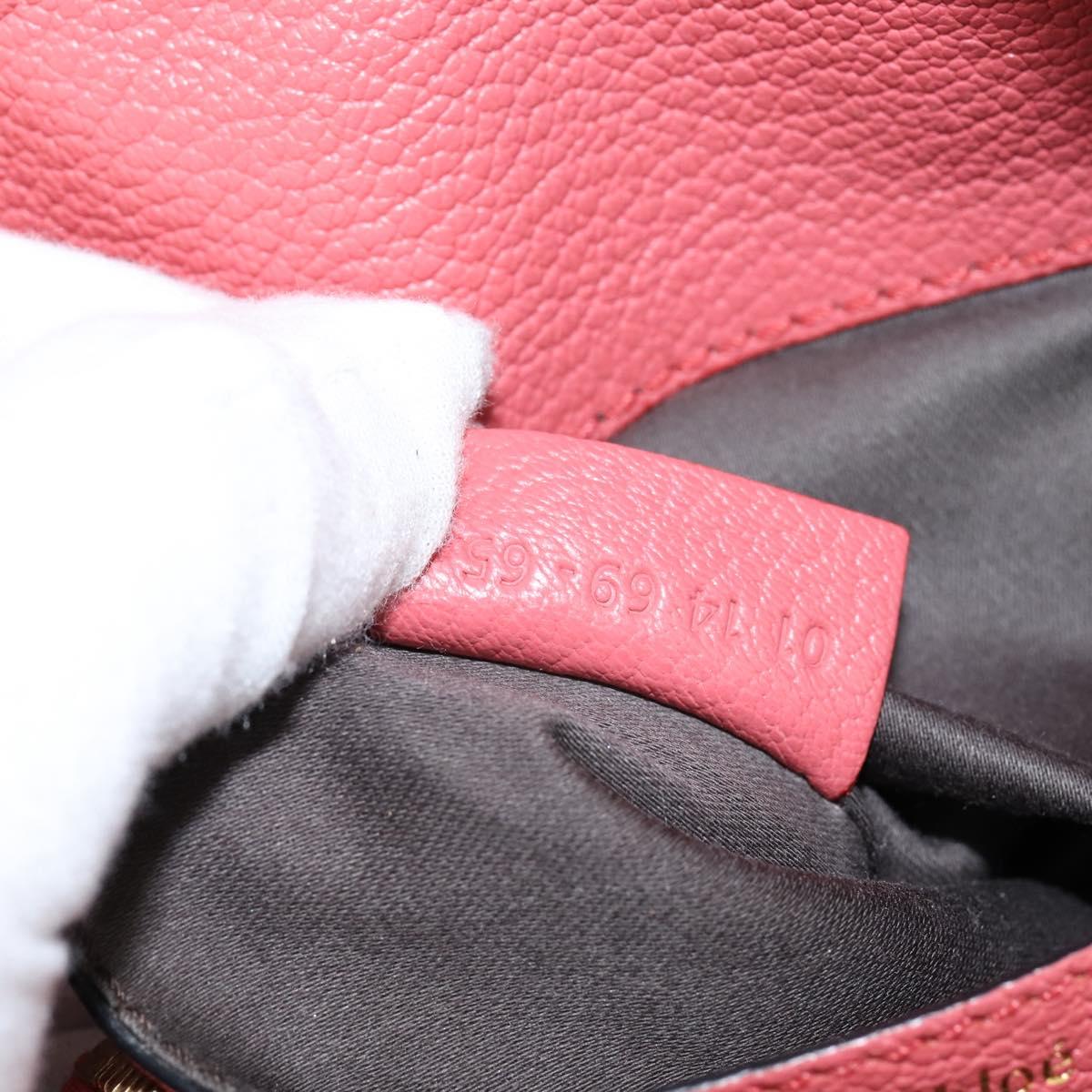 Chloe Bridget Hand Bag Leather 2way Pink Gold Auth BA7368